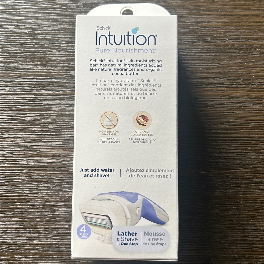Schick Intuition Pure Nourishment Razor - Lavender/White - Picture 2 of 2